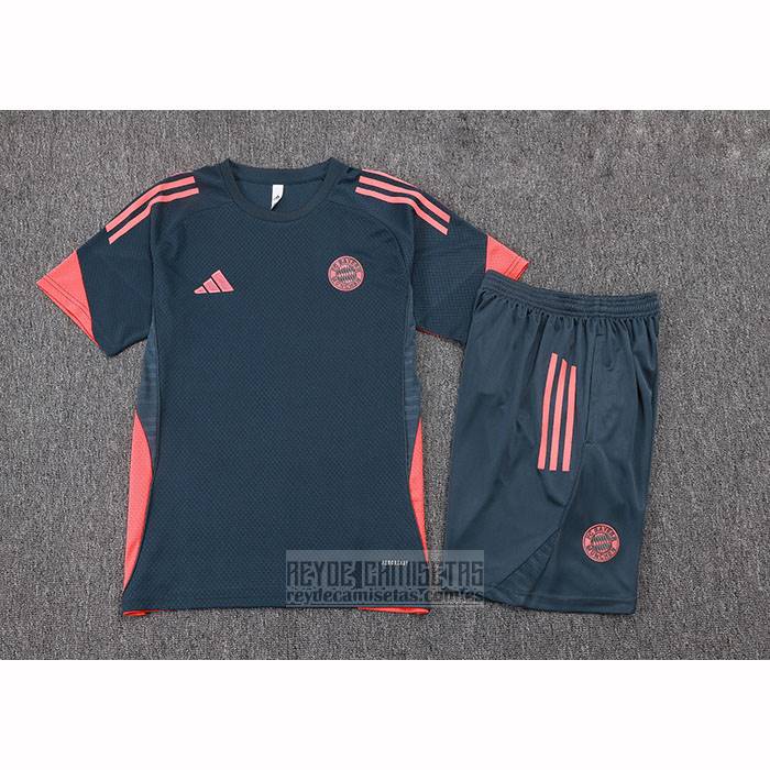 Chandal del Bayern Munich Manga Corta 2025-2026 Gris Oscuro - Pantalon Corto